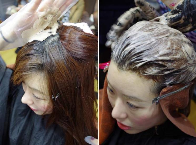 染发剂自己染褪色,自己买的染发剂染白发发根发黄