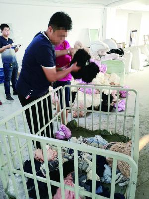 无锡破获制售假维密案清点假货用了9个多小时