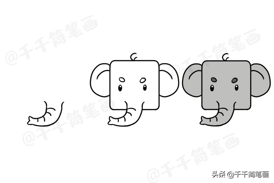 100个动物简笔画老虎,30种动物简笔画