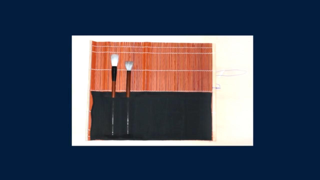 黄简讲书法如何选择毛笔,黄简新手选笔