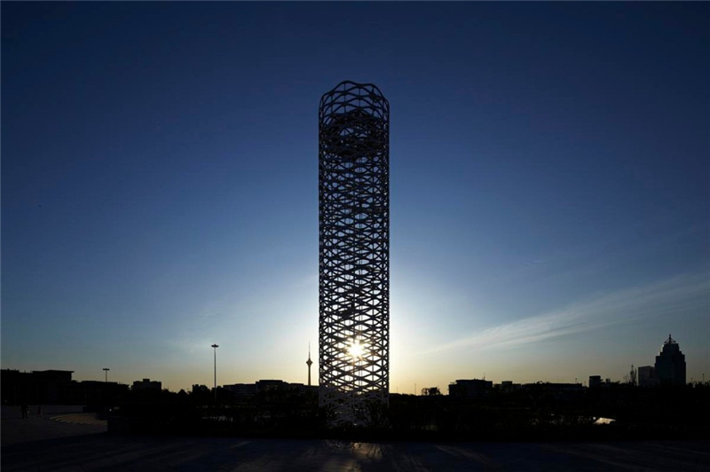 天津环形塔--镂空钢管塔