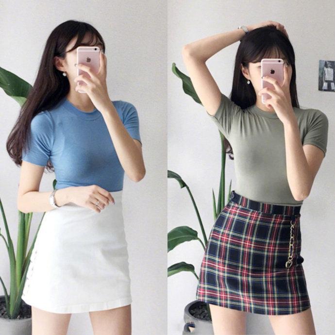 夏天的穿搭短裤推荐,夏季整套搭配短裤修身