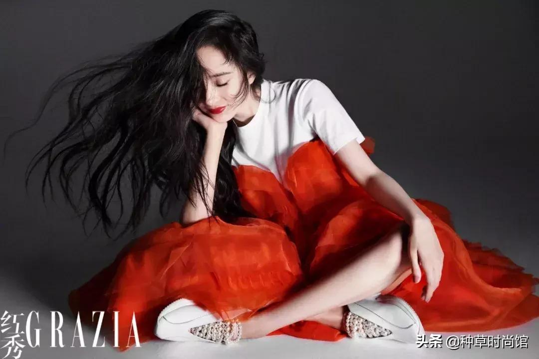 杨幂时尚穿搭太美,杨幂各种撩汉