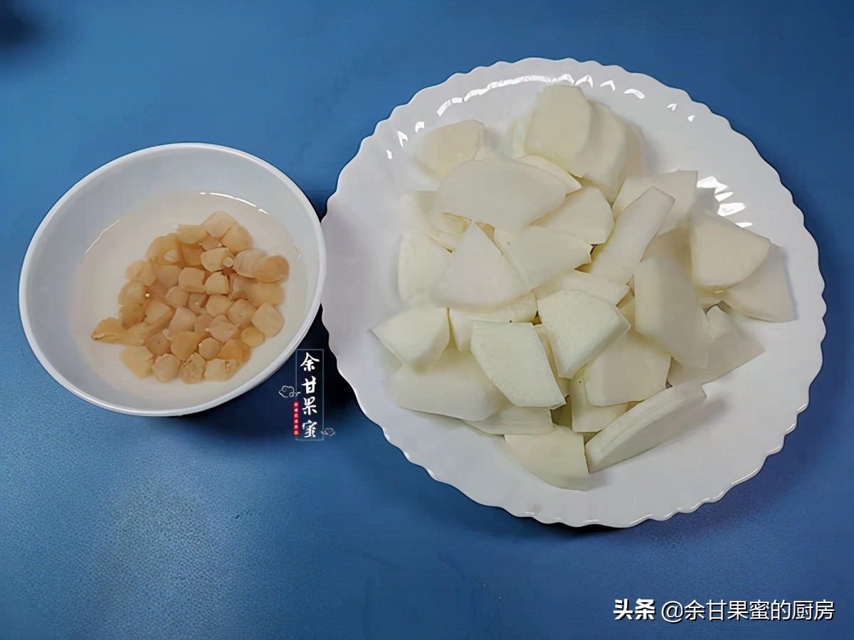 干贝排骨萝卜煮粥的做法大全,排骨干贝萝卜汤的做法