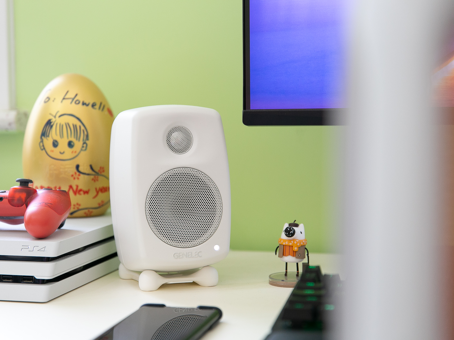 真力genelec g1 f1 立体声2.1 (genelec 真力g one g1)