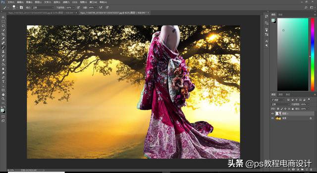 ps通道抠图教程人物复杂背景,ps通道抠图怎么变黄色了