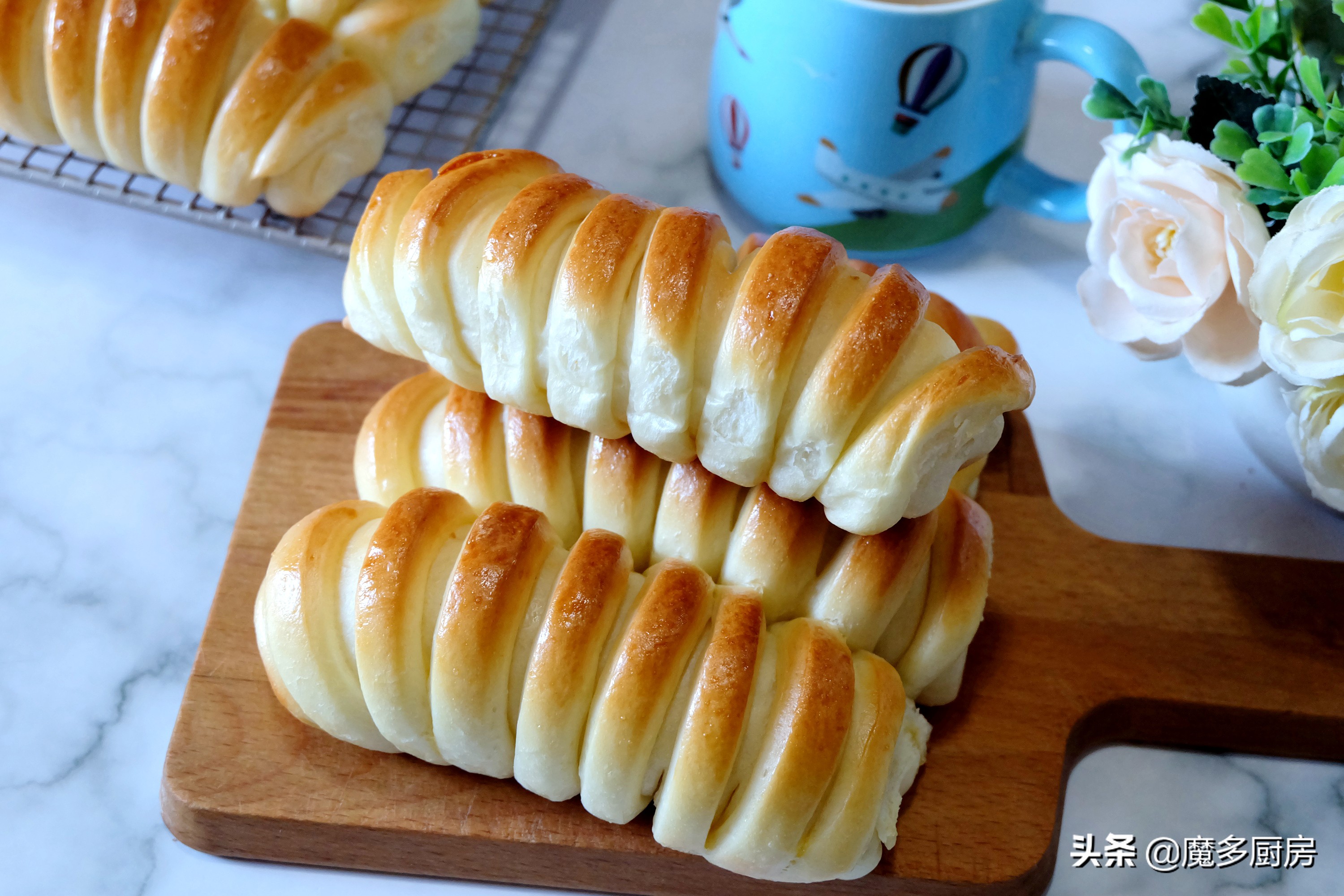 适合孩子做的毛毛虫面包怎么做,孩子要吃面包