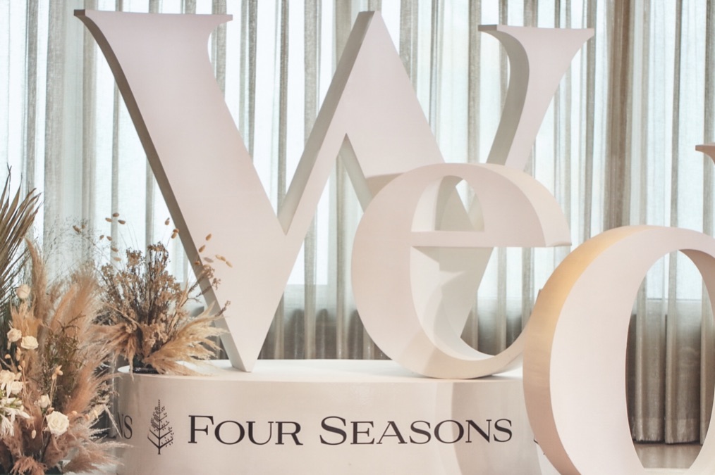 初秋悸动北京四季酒店携高端婚尚品牌为准新人打造难忘婚礼体验