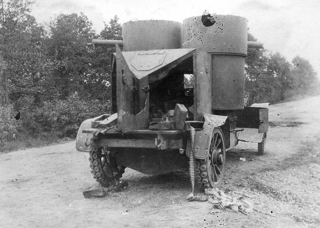 简单的德军装甲车,沙俄奥斯汀超重型坦克