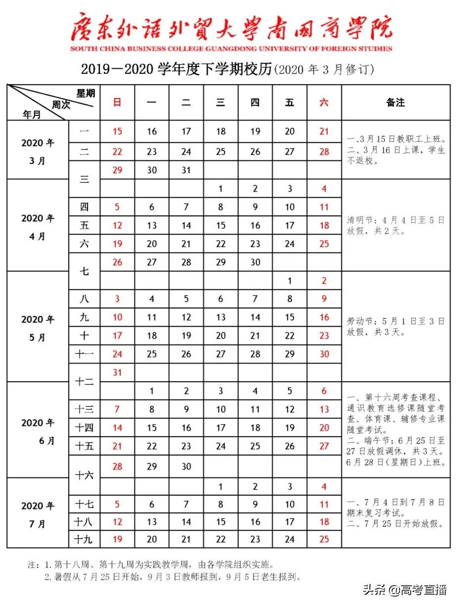 今年广东各大学什么时间放暑假,广东暑假时间