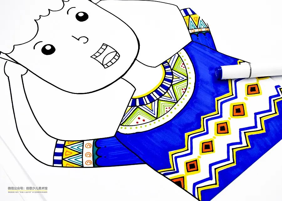 天眼射电望远镜儿童画,儿童创意画幼儿园大班望远镜