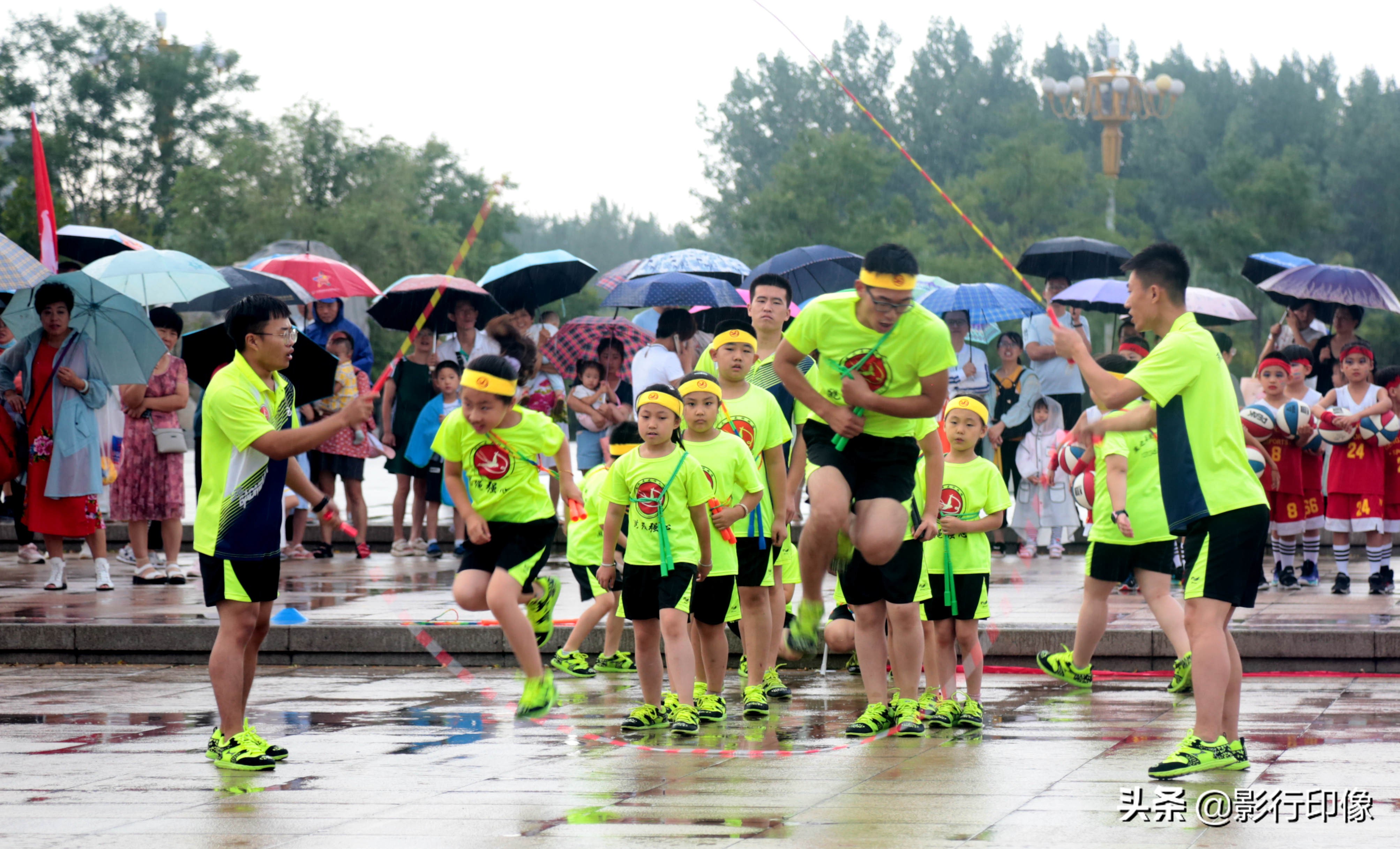 临汾市2020年全民健身启动仪式在在九州广场举行