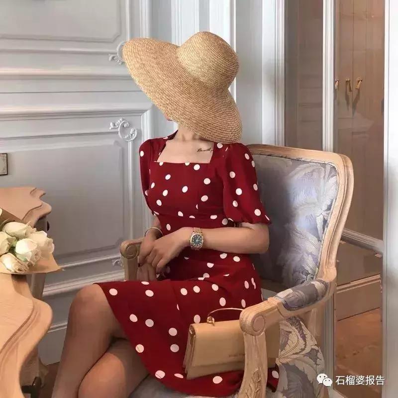 穿上它就不需要P图,这条短袖连衣裙真实爱上