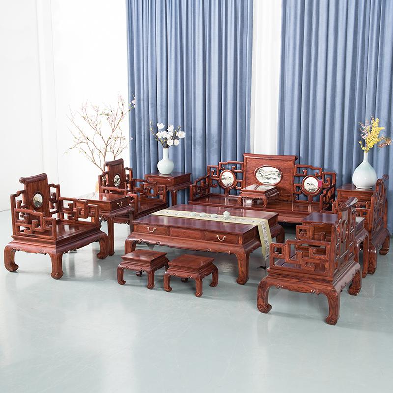 卷书沙发客厅效果,卷书款沙发适合中式风格吗