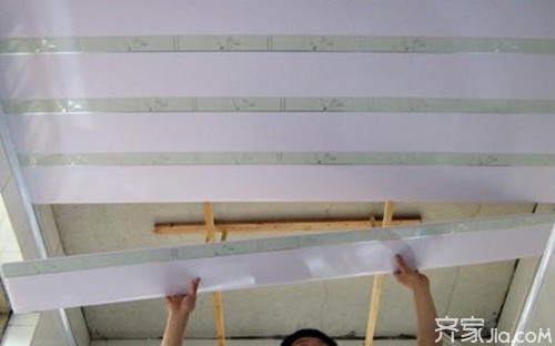 pvc塑料扣板二级吊顶安装方法视频,pvc吊顶安装效果图