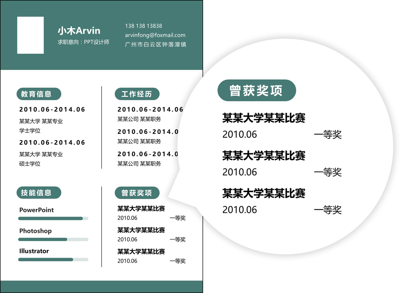 通过率最高的简历模板,个人简历要怎么写通过率高