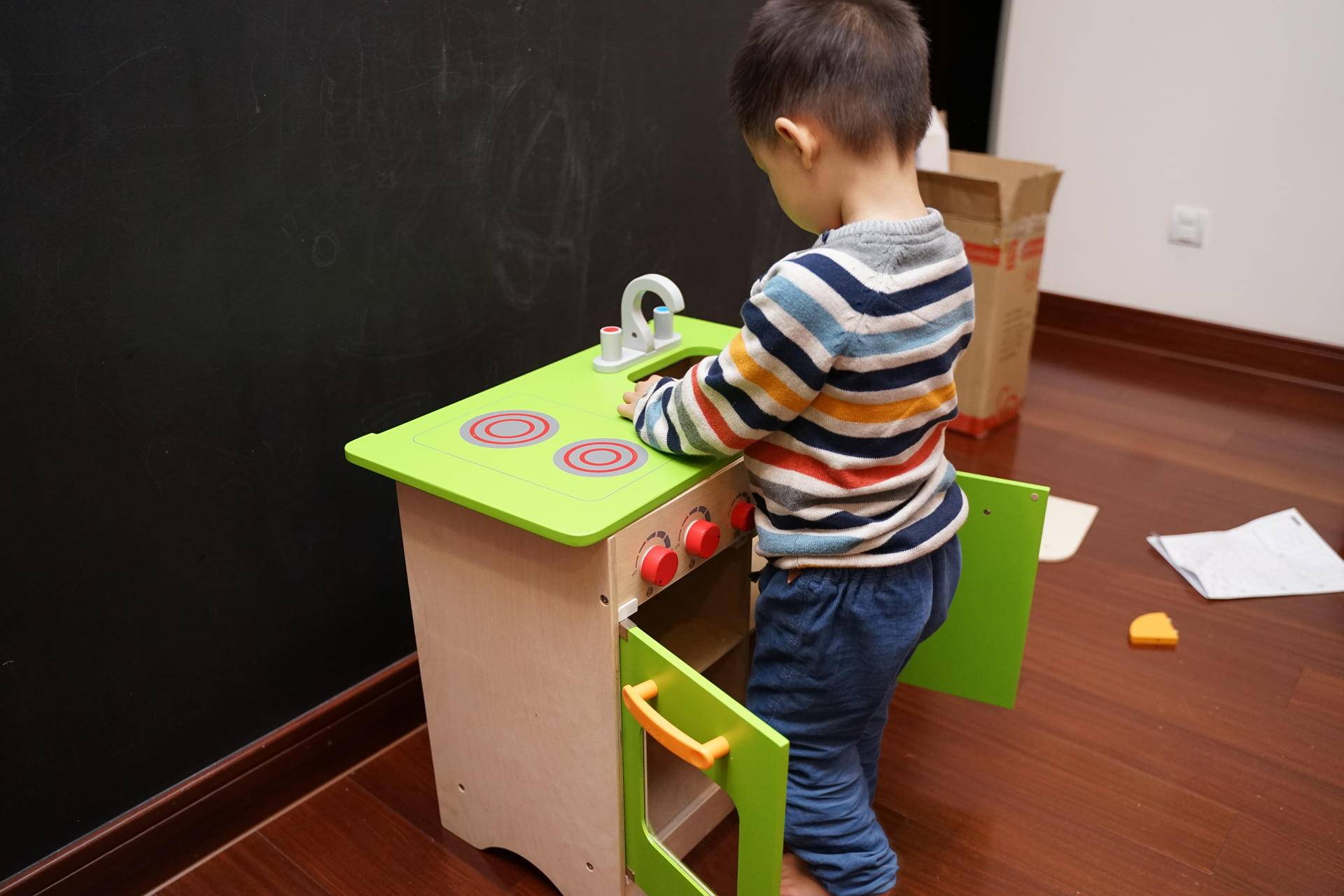 大厨从娃娃抓起Hape小厨房·切切乐开箱测评