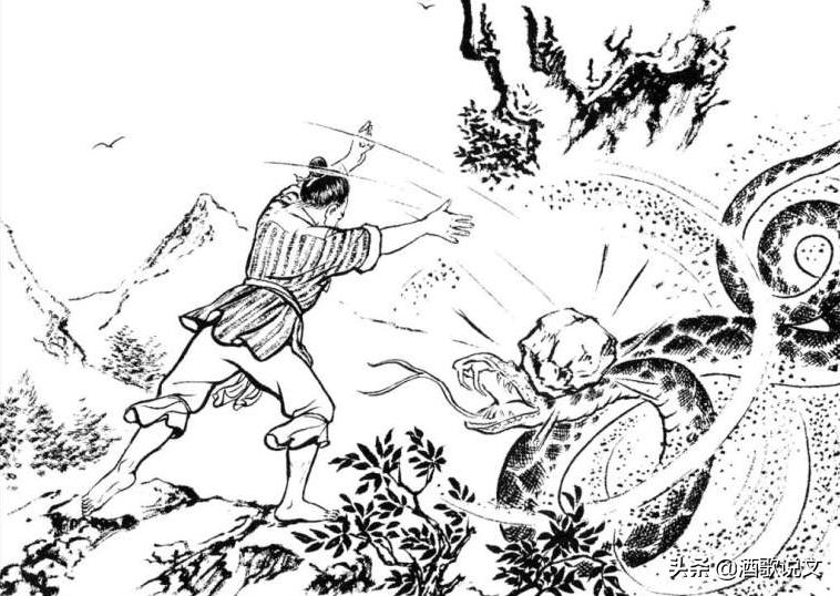 民间故事斩蟒将军,民间故事杀蛇救狐