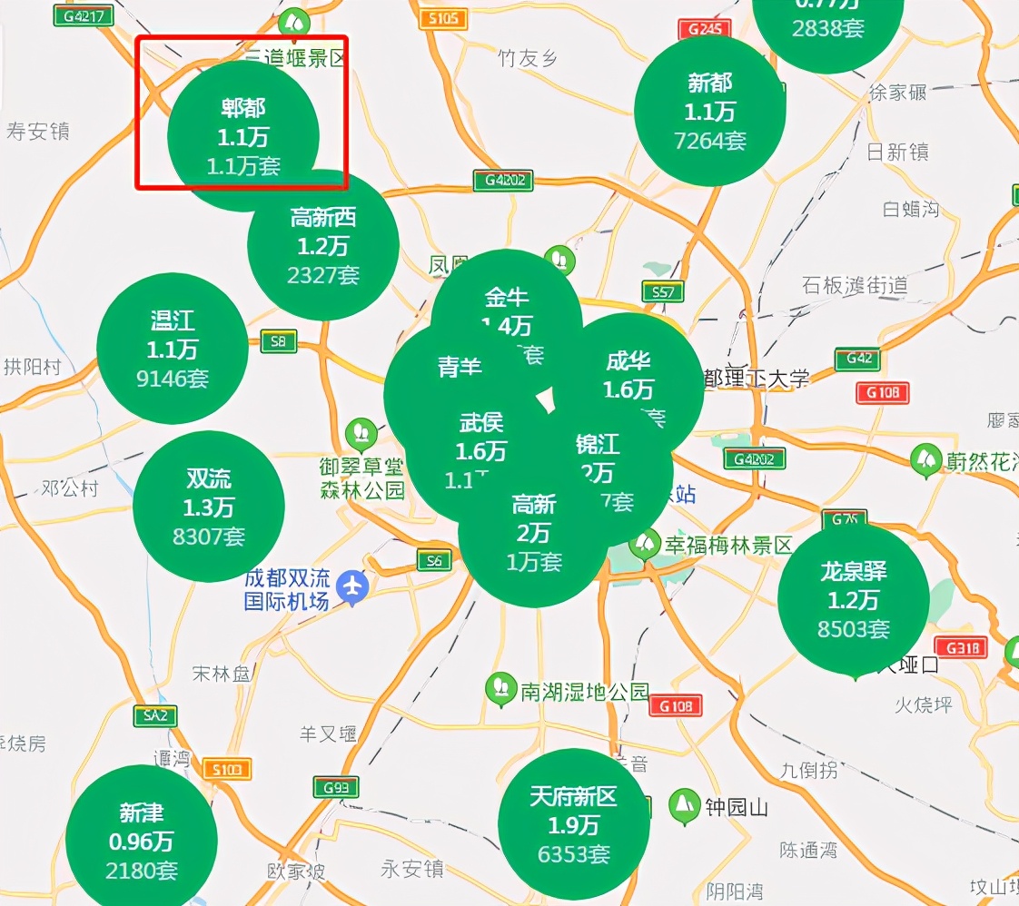 成都挂牌量最多的小区,成都十大值得买小区排名