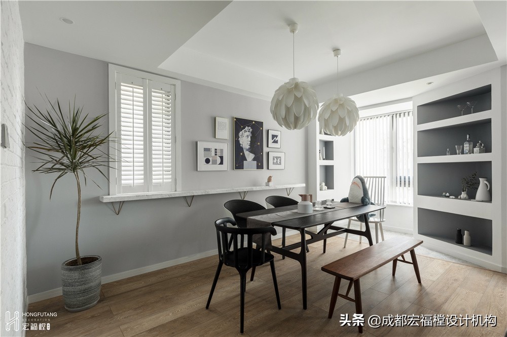 跃层意式极简风背景墙,北欧风电视背景墙小户型