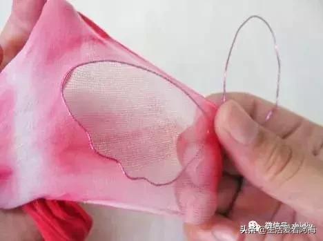 丝袜缠花做法,手工缠丝花朵制作方法