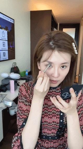 乔欣橘色妆容教程,乔欣眼妆怎么样