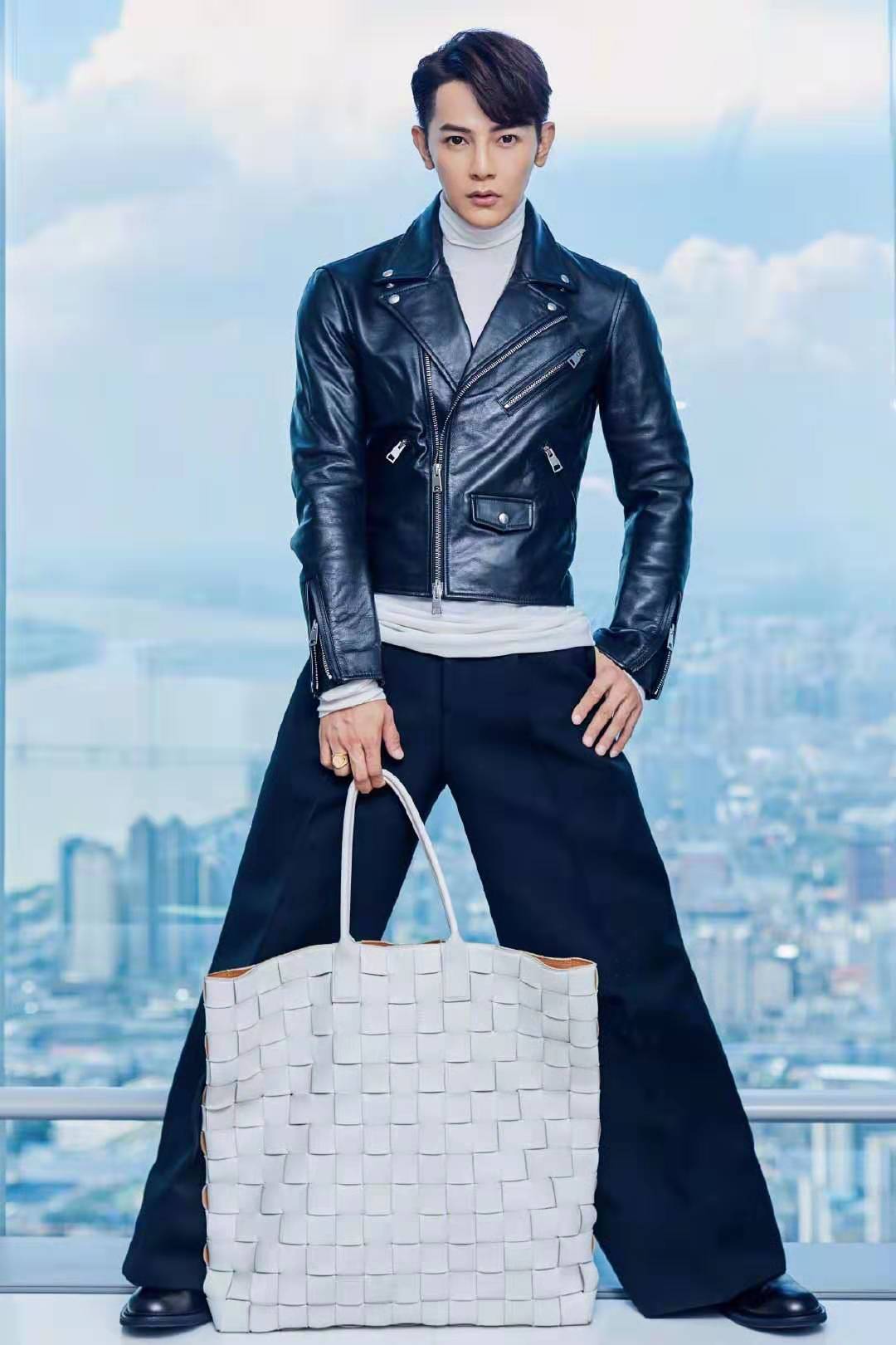 时尚流行的皮衣,时尚潮流真皮皮衣