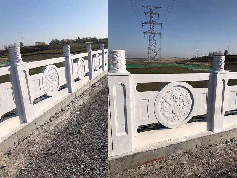 河道石材石栏杆多少钱一米,普通石材河道栏杆尺寸多高