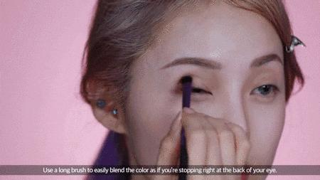 单眼皮肿眼泡抽脂对比图,内双肿眼泡消肿眼妆