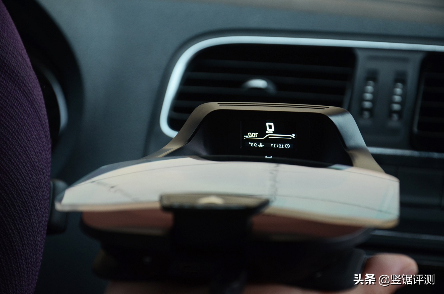 小米车萝卜智能hud开箱,小米有品科技车