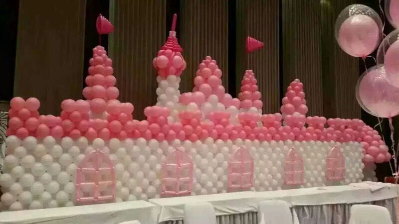 宝宝宴迎宾牌气球布置,宝宝宴气球教学