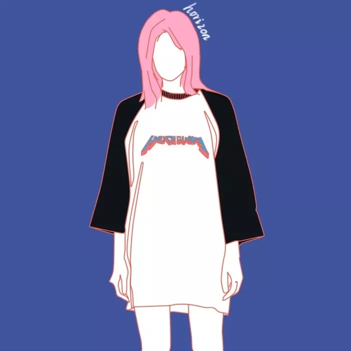 中性头像手绘森系,头像创意个性独特原宿手绘