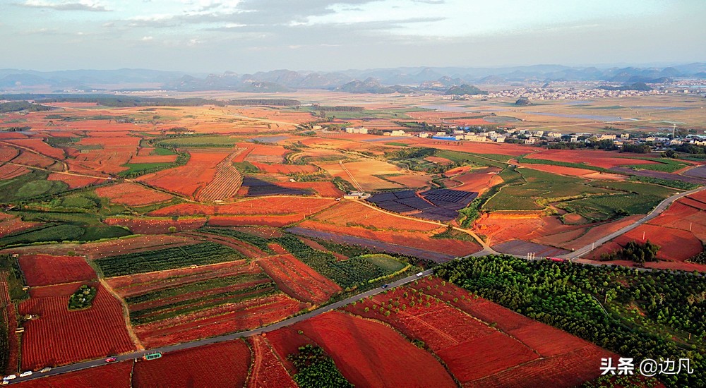 邂逅最美山水田园,春游邂逅一场完美的日落