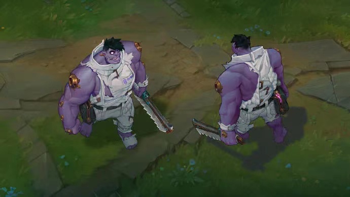 lol蒙多重做皮肤硬汉,lol老版本蒙多