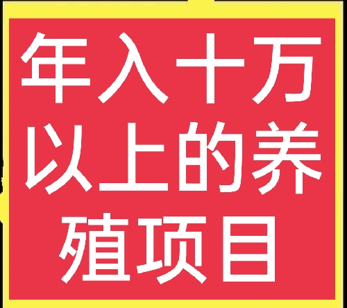 2022年特种养殖前景最好的品种,目前养殖业最赚钱的项目