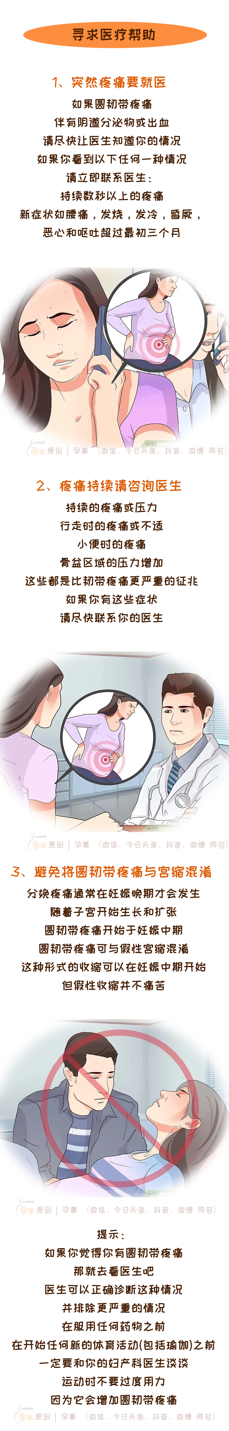 孕期韧带拉伸痛在哪个部位,孕期韧带牵拉痛怎么缓解