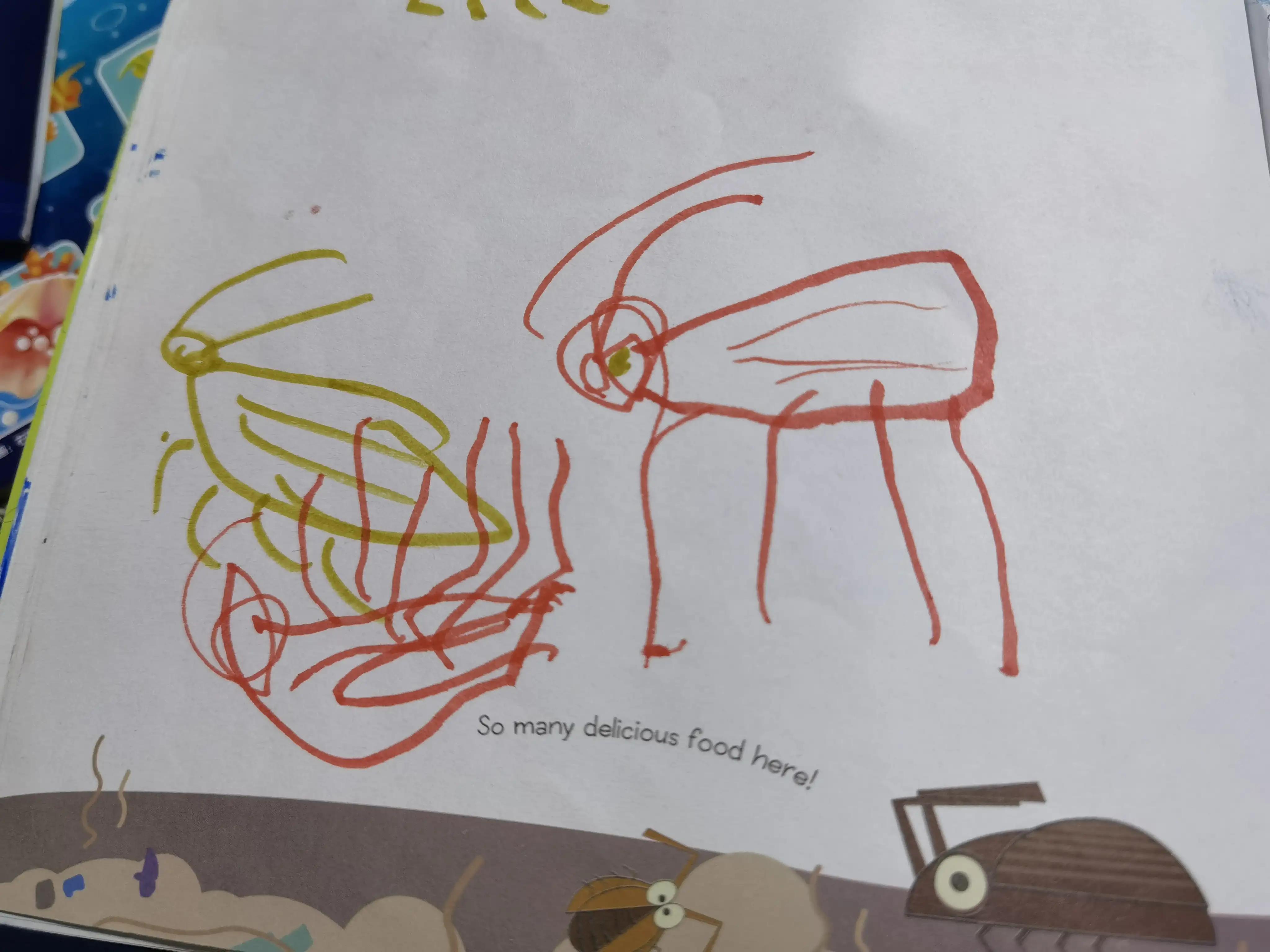 小孩的绘画作品及画具收纳,小孩的绘画作品做成书