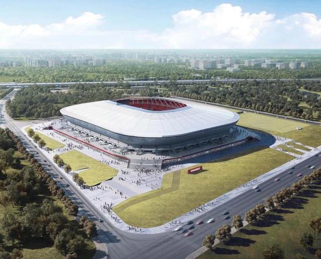 上海国际足球场建设,上海浦东足球场最新图片