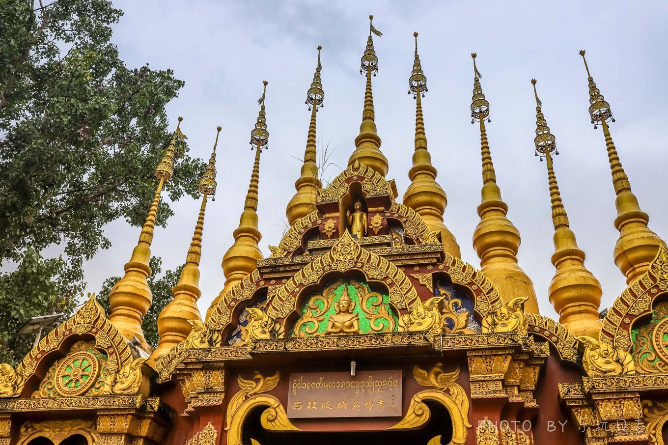 西双版纳傣族吊脚楼美景,西双版纳特色建筑