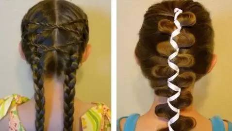 生个女儿才学会扎头发,有女儿就要这样给她扎头发