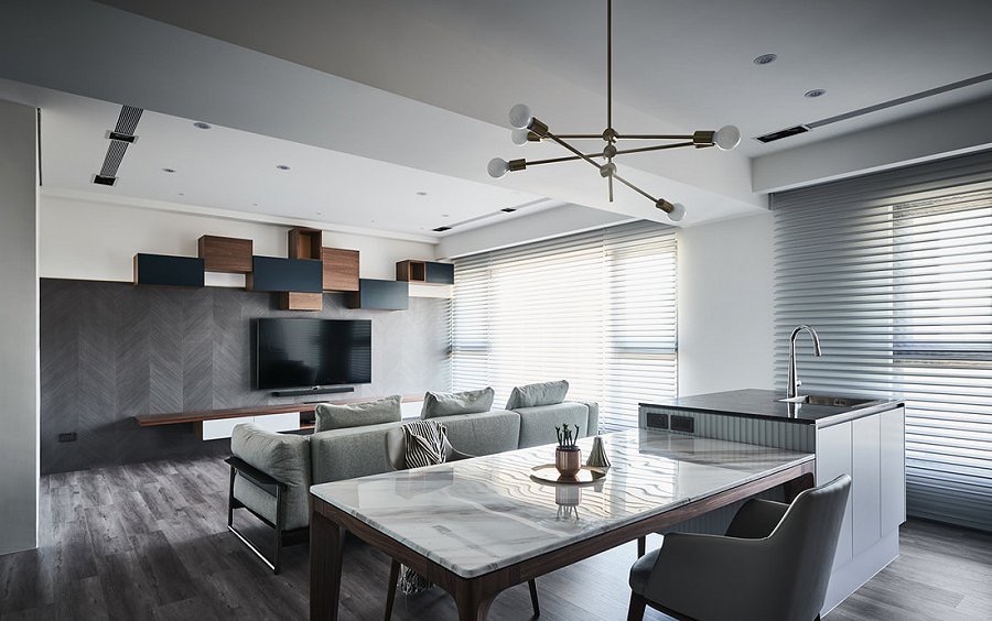 不靠墙客厅沙发的随意摆放技巧,客厅沙发怎么摆简单又好看