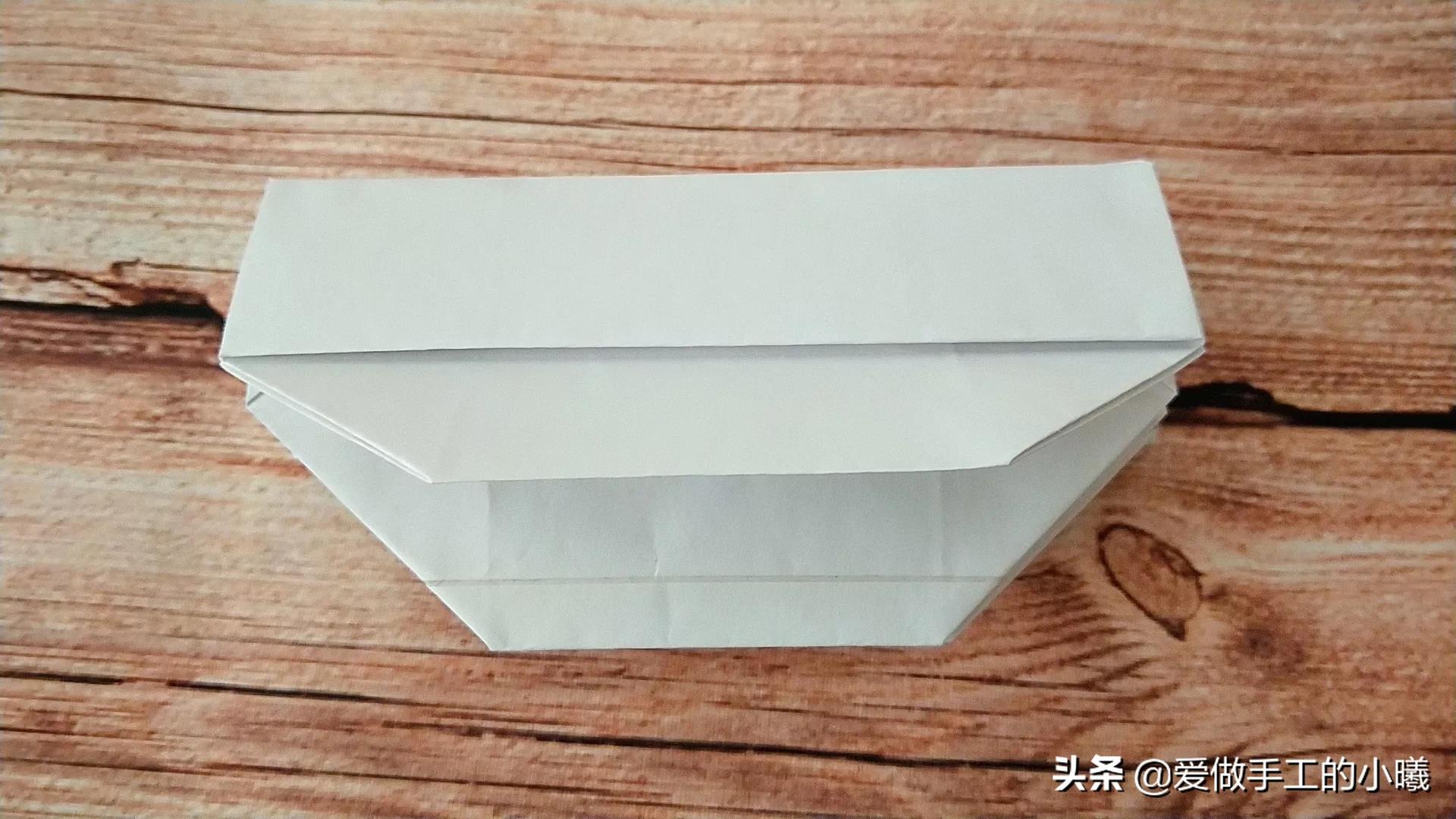 多层纸收纳盒折法,纸收纳盒折法小格子