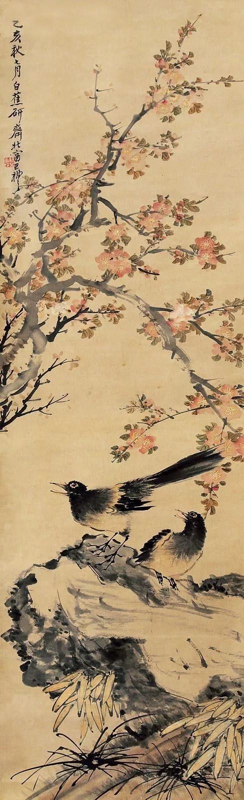 潘天寿100幅花鸟画欣赏 (潘天寿写意花鸟画要义)