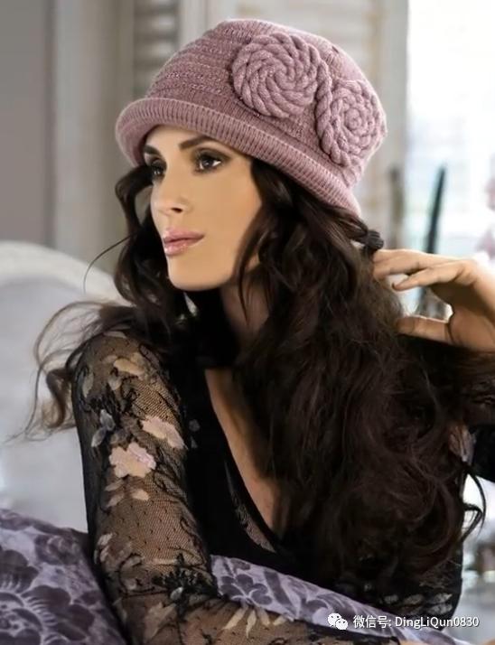 针织洋气气质帽子,针织帽子创意爆款
