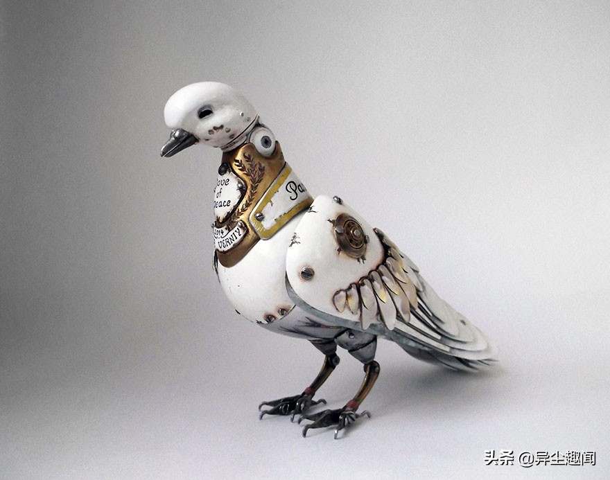 创意废旧零件铁艺雕塑,100种金属工艺品图片大全