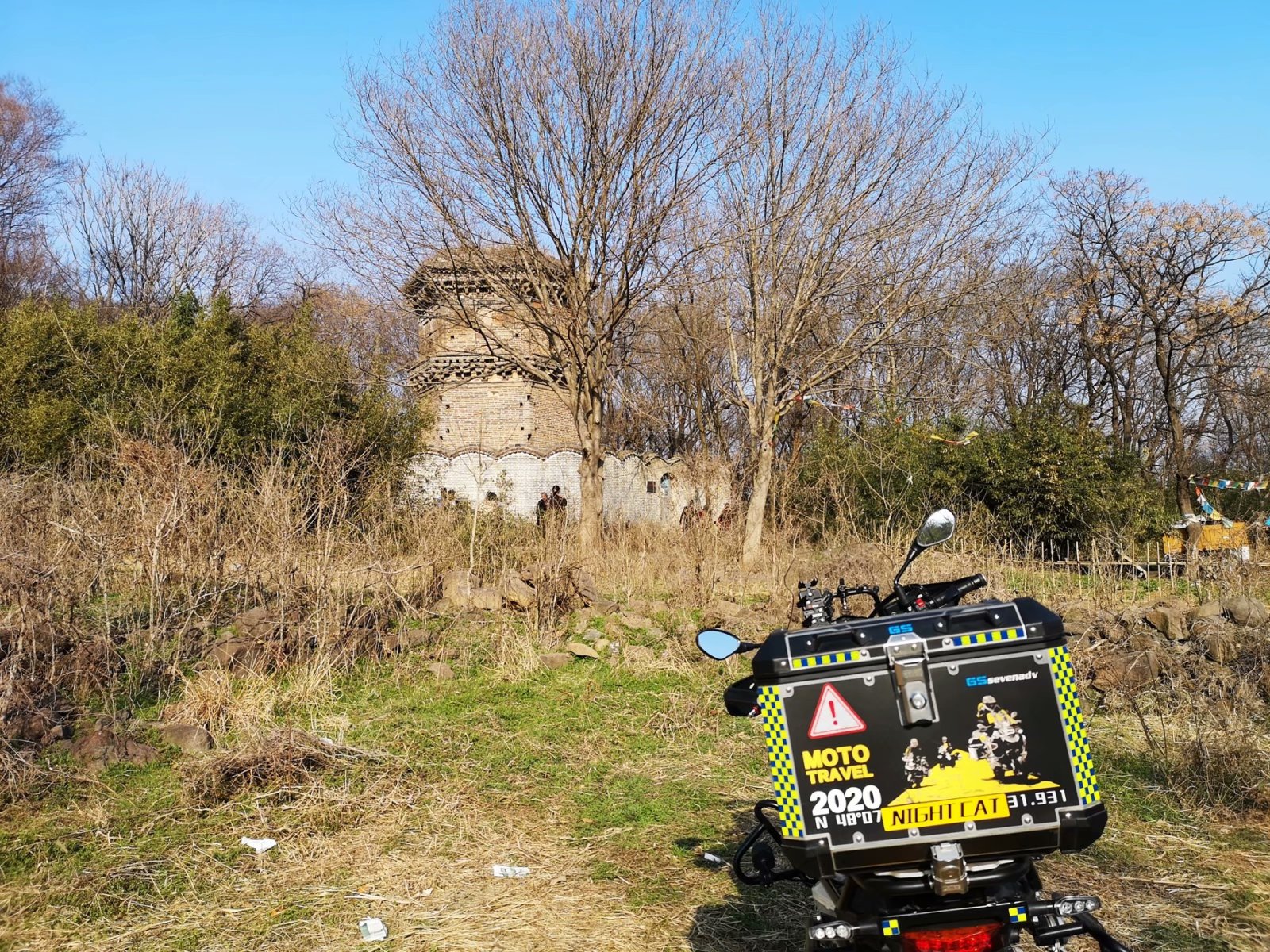 摩托周边旮旯游——探访明光法华禅庵塔