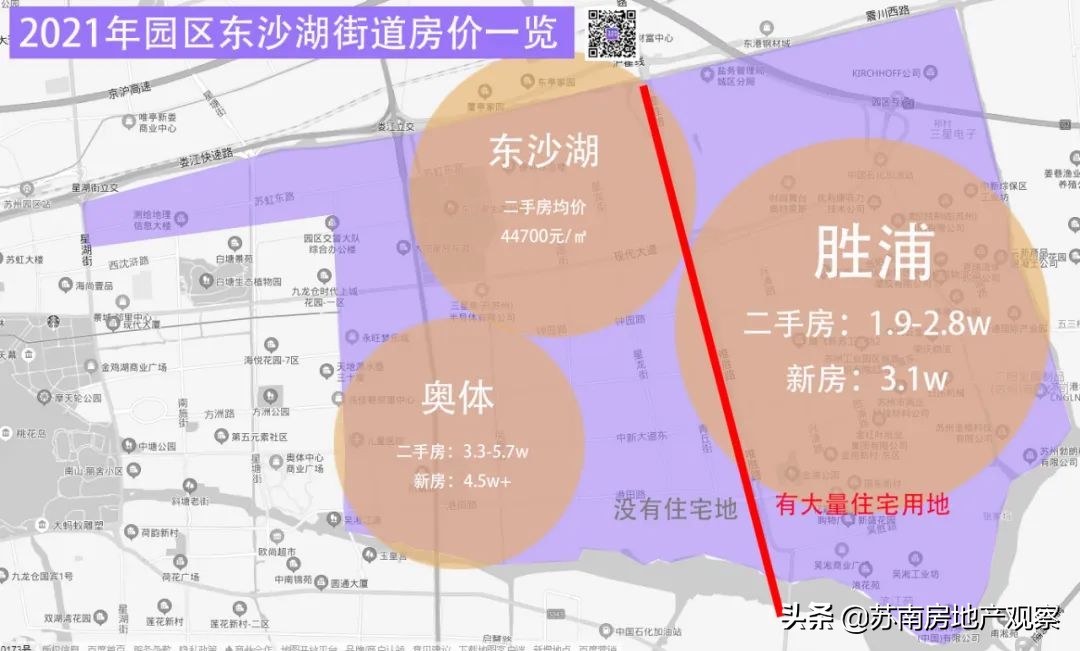 升级东沙湖街道，自此胜浦和奥体，再无区别