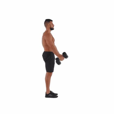 哑铃健身最简单的动作最有效,适合初学者的哑铃健身动作