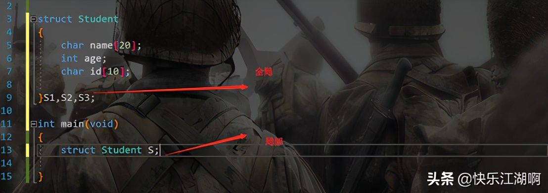 c语言结构体变量存放顺序和效率,c语言合法的结构体变量