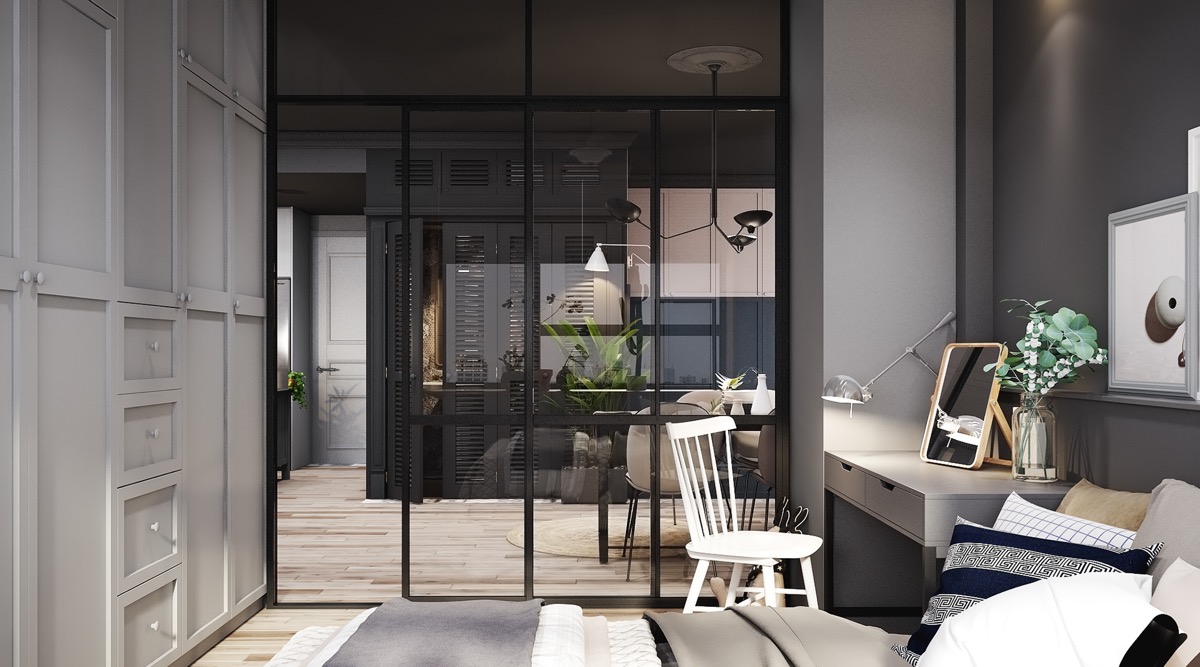 一室一厅小公寓怎么装修好看,一字型小公寓装修设计30平方米